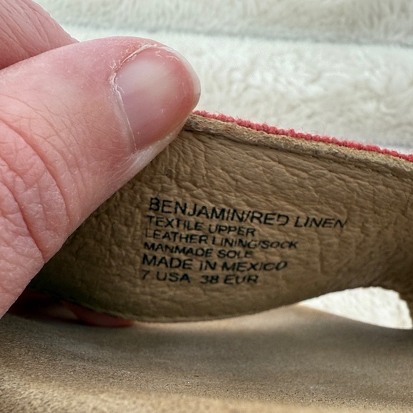 Charleston Peri Red Sandals size 7 - Picture 3 of 10